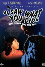 Watch I Saw What You Did Megashare8