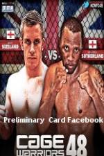 Watch Cage Warriors 48 Preliminary Card Facebook Megashare8