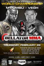 Watch Bellator 91 Christian MPumbu vs. Attila Vegh Megashare8