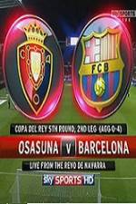 Watch Osasuna vs Barcelona Megashare8